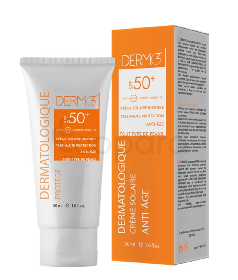 DERMOZ CREME SOLAIRE ANTI-AGE SPF50+ 50ML