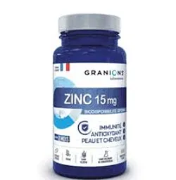 GRANIONS ZINC BOITE DE 60 GELULES