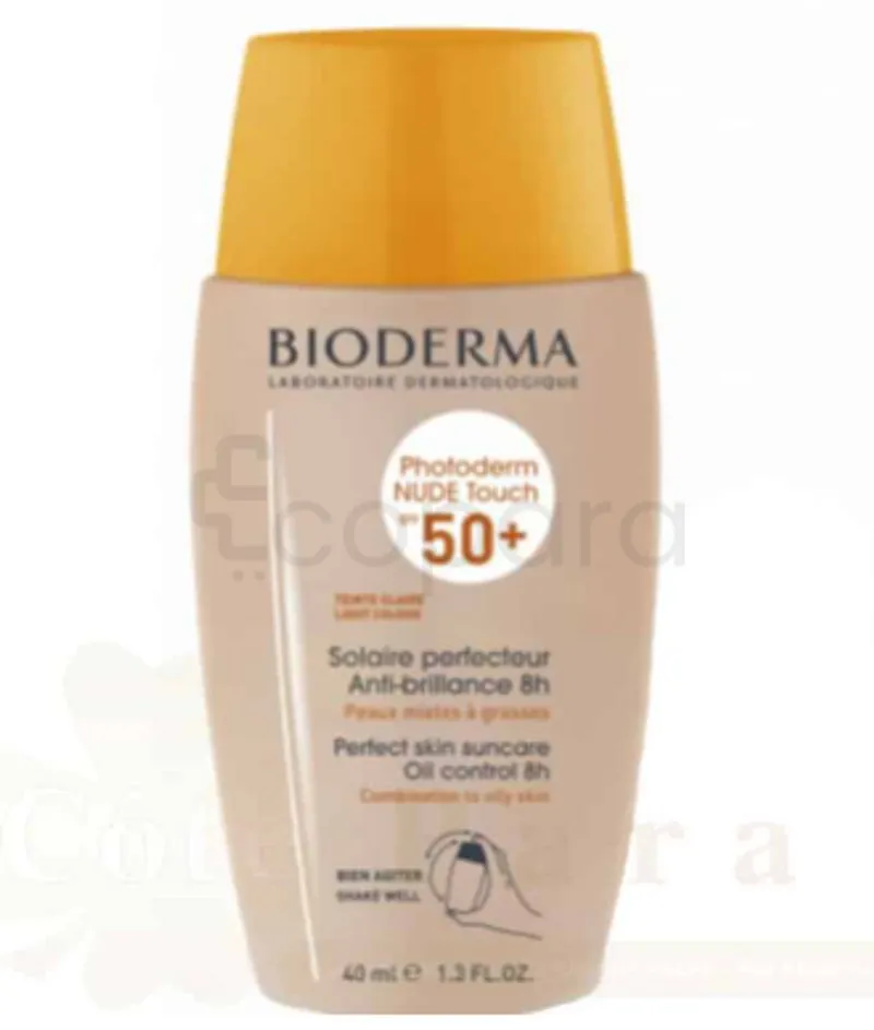 BIODERMA PHOTODERM NUDE TOUCH TEINTE CLAIR SPF50+ 40ML
