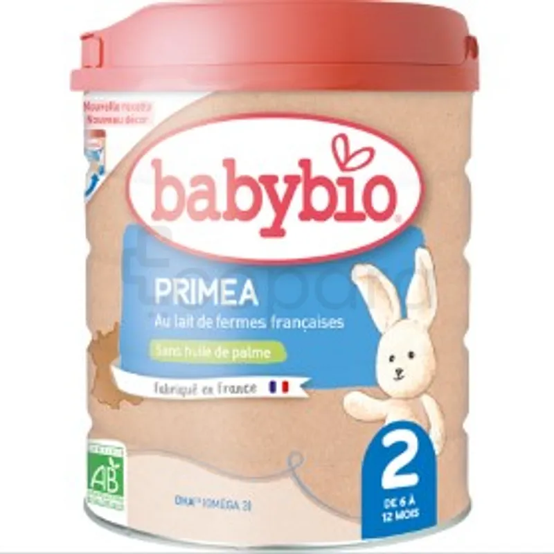 BABYBIO LAIT PRIMEA 2EME AGE DE 6-12MOIS 800G