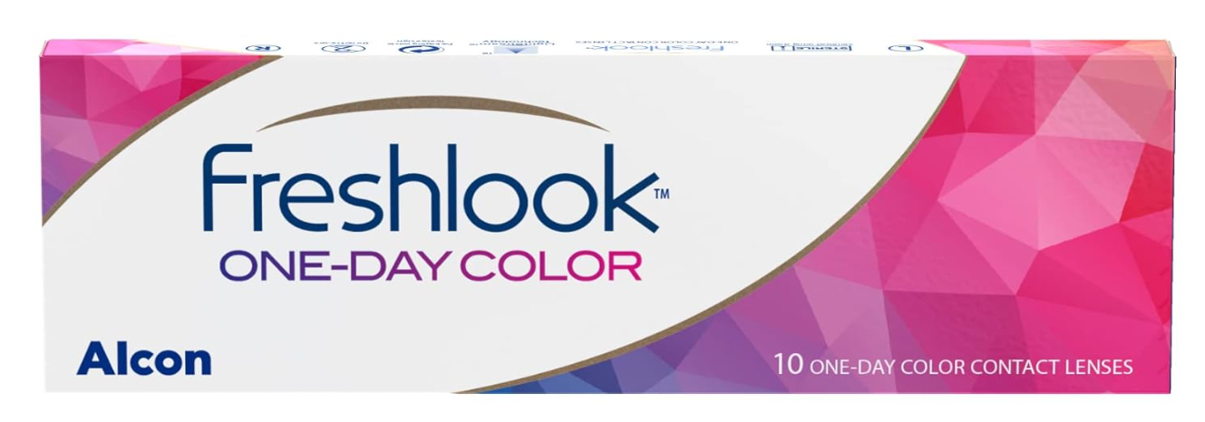 FRESHLOOK ONE-DAY COLOR CONTACT LENSES GRAY PWP REFERENCE N0712183202702 BOITE DE 10