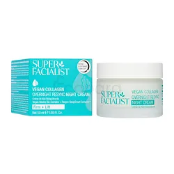 SUPER FACIALIST VEGAN COLLAGEN SLEEPSMART OVERNIGHT RESYNC FIRM + LIFT NIGHT CREAM 50ML