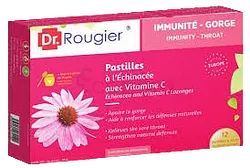 DR ROUGIER IMMUNITE-GORGE ECHINACEE VITAMINE C BOITE DE 12 PASTILLES