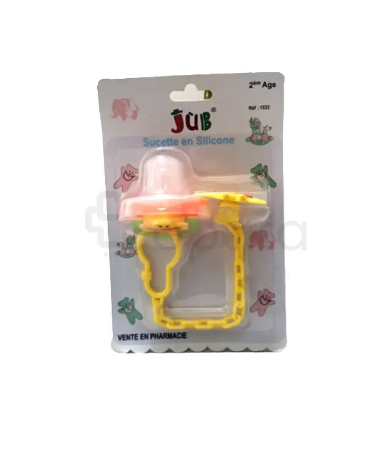 JUB SUCETTE SILICONE DECOR 2EME AGE