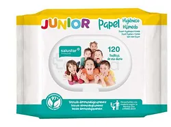 SALUSTAR PAPIER HYGIENIQUE HUMIDE TOILETTE JUNIOR BOITE DE 120