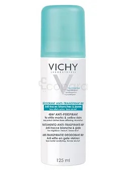 VICHY DEODORANT ANTI-TRANSPIRANT 48H ANTI TRACES BLANCHES ET JAUNES AEROSOL 125ML