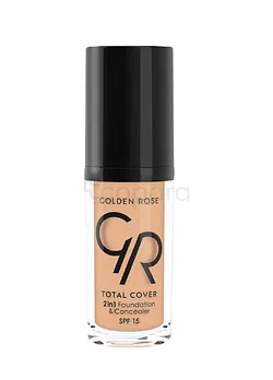 GOLDEN ROSE FOND DE TEINT ET CORRECTEUR TOTAL COVER 2 IN 1 GR N12 REFERENCE GRFC12