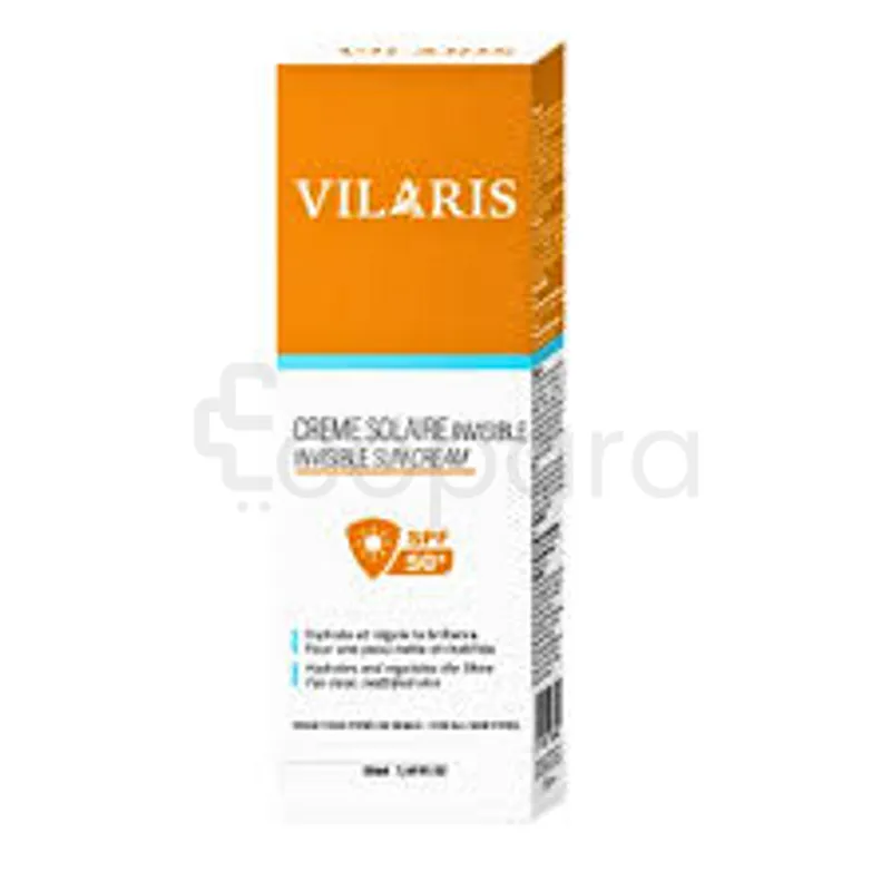 VILARIS CREME SOLAIRE INVISIBLE 50ML