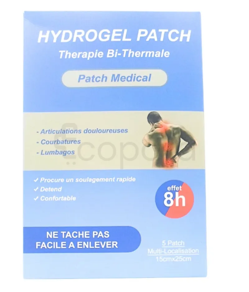 HYDROGEL PATCH 15CM*25CM PAR UNITE