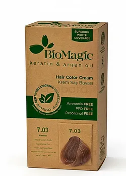 BIOMAGIC HAIR COLOR CREAM NUMERO 7/03 BLOND NATUREL DORE 250G