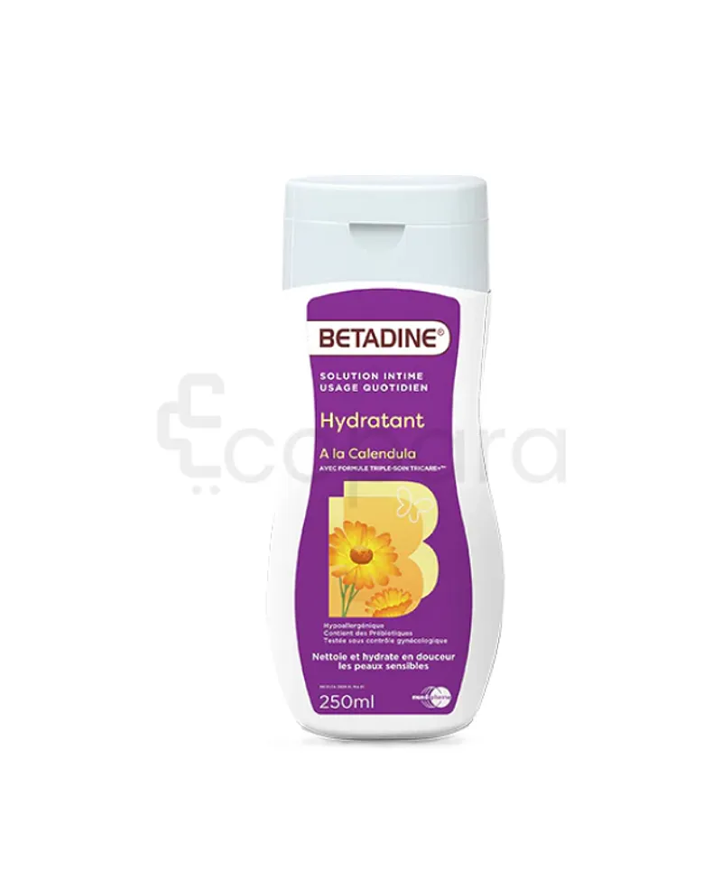 BETADINE HYDRATANT CALENDULA SOLUTION INTIME 250ML