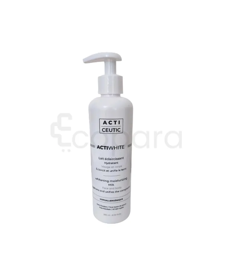 ACTICEUTIC ACTIWHITE LAIT ECLAIRCISSANT HYDRATANT 250ML