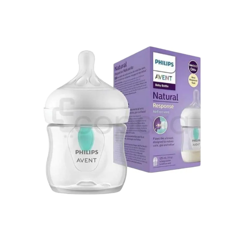 AVENT BIBERON NATURAL VALVE AIR FREE +0MOIS 125ML REFERENCE SCY670/01