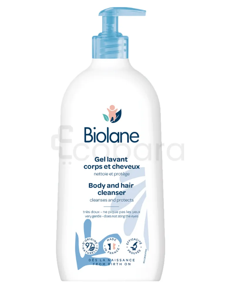 BIOLANE GEL LAVANT CORPS ET CHEVEUX 2 EN 1 200ML