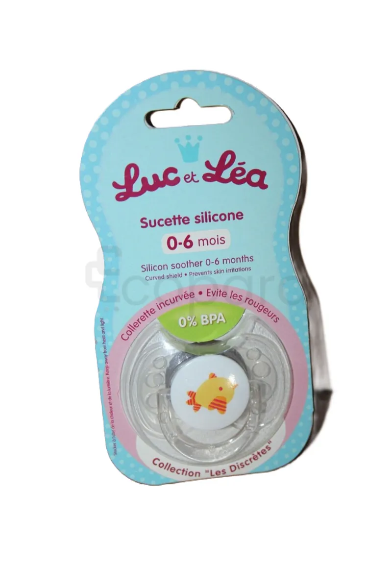 LUC ET LEA SUCETTE SILICONE 0-6MOIS