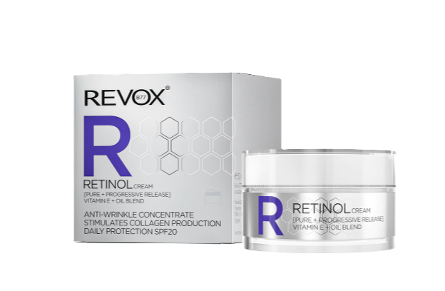 REVOX RETINOL CREAM ANTI WRINKLE STIMULATE COLLAGEN PRODUCTION SPF20 50ML