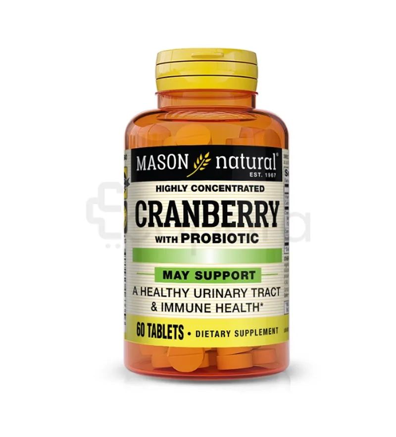 MASON NATURAL CRANBERRY WITH PROBIOTIC BOITE DE 60 CAPSULES
