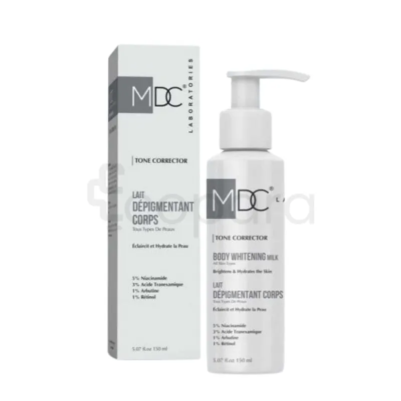 MDC TONE CORRECTOR BODY WHITENING LAIT CORPS 150ML