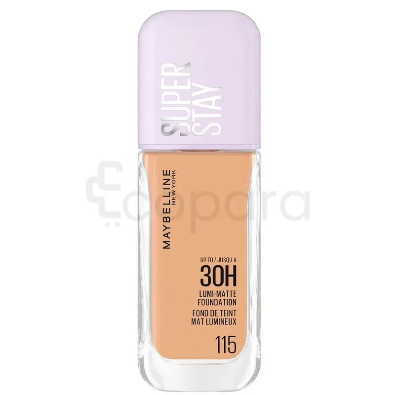 MAYBELLINE SUPER STAY LUMI MATTE FONDATION NUMERO 115