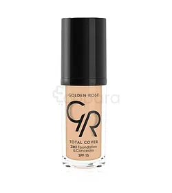 GOLDEN ROSE FOND DE TEINT ET CORRECTEUR TOTAL COVER 2 IN 1 GR N02 REFERENCE GRFC02