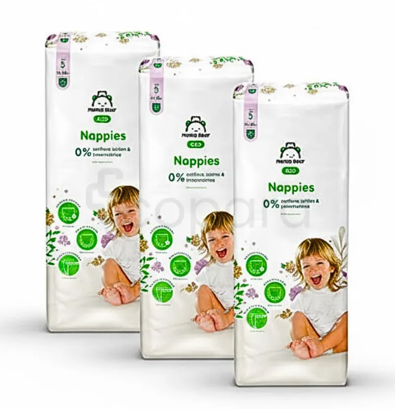 MAMA BEAR COUCHES ECOLOGIQUES BEBE TAILLE 5 BOITE DE 44
