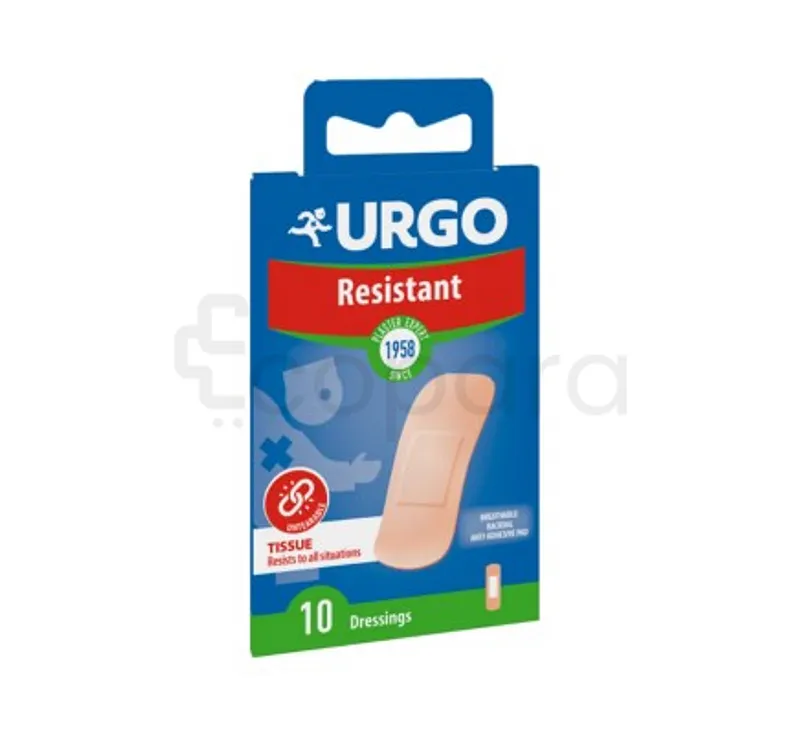 URGO RESISTANT 19*72MM BOITE DE 10 PANSEMENTS
