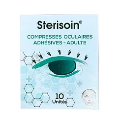 STERISOIN RONDELLE OCULAIRE ADHESIVE ADULTE BOITE DE 10