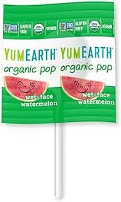 YUM EARTH SUCETTE LOLLIPOP 6G