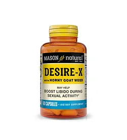 MASON NATURAL DESIRE-X WITH HORNY GOAT WEED BOITE DE 60 CAPSULES