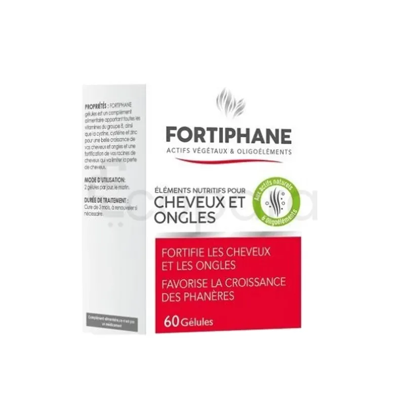 FORTIPHANE CHEVEUX ET ONGLES BOITE DE 60 GELULES