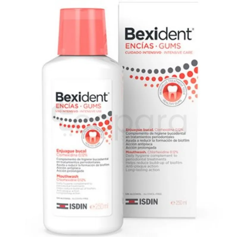 BEXIDENT BAIN DE BOUCHE GENCIVES SENSIBLE 0.12 250ML