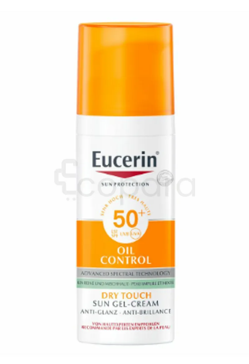 EUCERIN SUN PROTECTION OIL CONTROL SUN GEL CREME TOUCHER SEC SP50+ 50ML