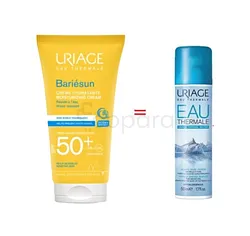 URIAGE BARIESUN CREME TENTE CLAIRE SPF50+ 50ML + EAU THERMALE 50ML OFFERT