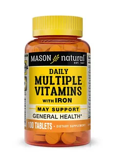 MASON NATURAL DAILY MULTIVITAMINES AVEC FER BOITE DE 100 CAPSULES