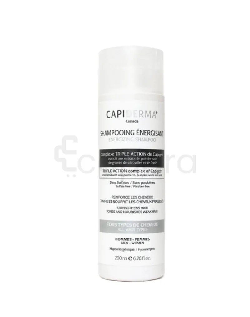 CAPIDERMA SHAMPOOING ENERGISANT 200ML