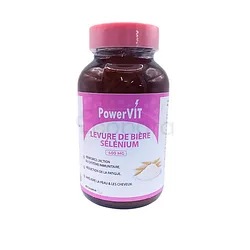 POWERVIT LEVURE DE BIERE SELENIUM B400 COMPRIMES