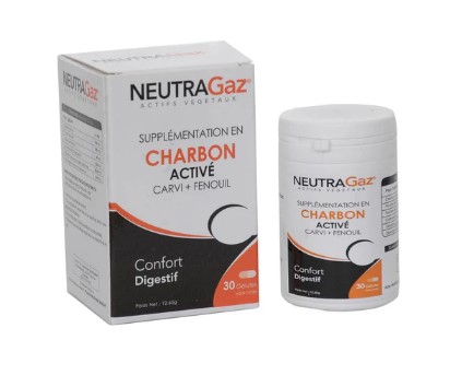 NEUTRAGAZ PLUS CHARBON ACTIVE BOITE DE 30 GELULES