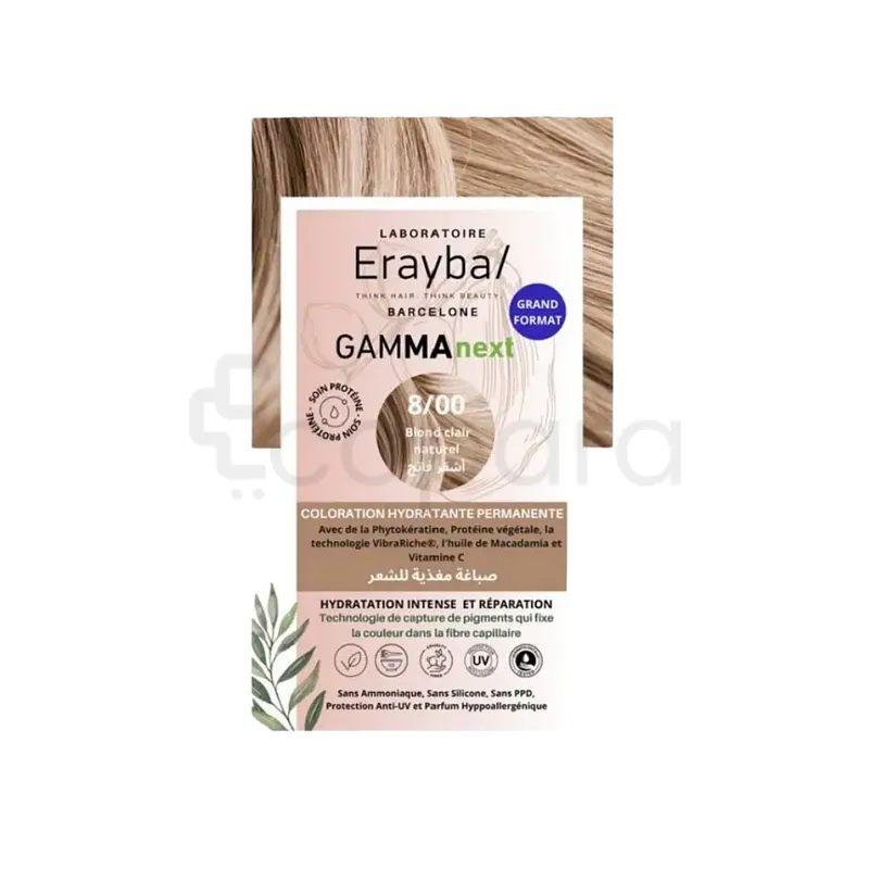 ERAYBA GAMMA COLOR 8/00+ BLOND CLAIR INTENSE 100ML