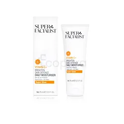 SUPER FACIALIST VITAMIN C+ SOIN JOUR SUPER GLOW BRIGHTEN SKIN DEFENCE DAILY MOISTURISER 75ML