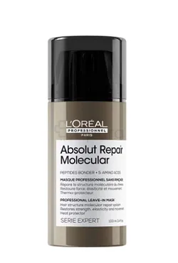 L'OREAL PROFESSIONNEL ABSOLUT REPAIR MOLECULAR MASQUE LEAVE-IN 100ML