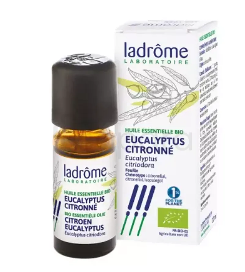 LADROME HUILE ESSENTIELLE EUCALYPTUS CITRONNE 10ML
