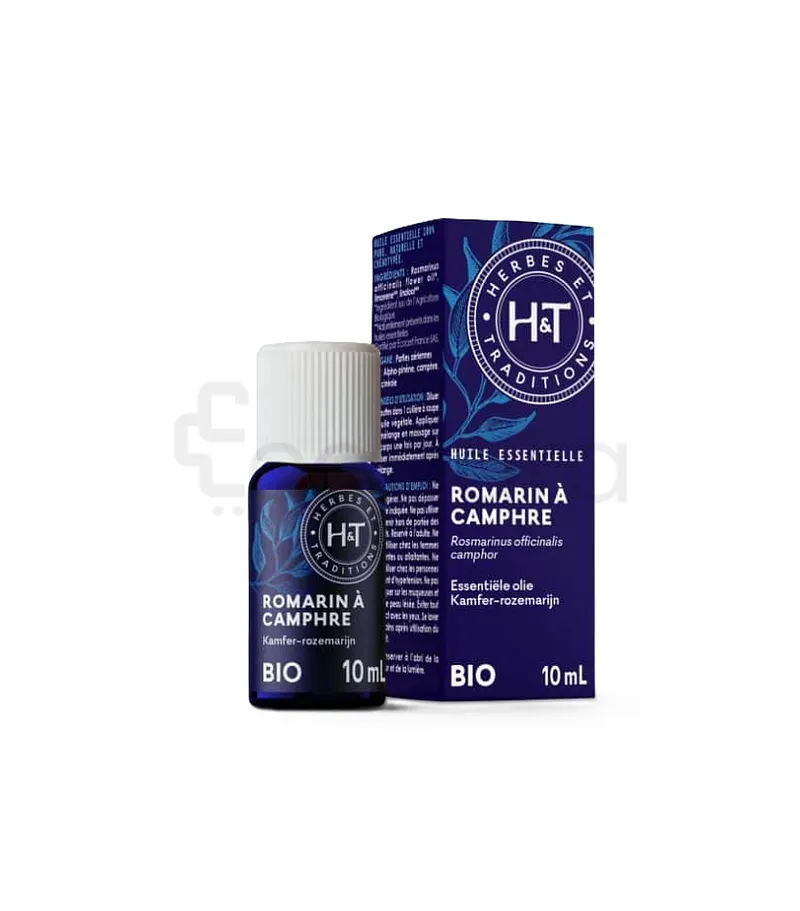 H&T HUILE ESSENTIELLE ROMARIN A CAMPHRE BIO 10ML