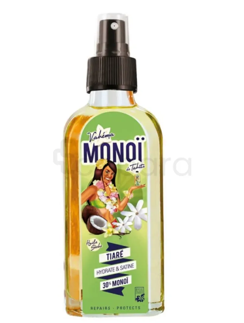 VAHEMA MONOI DE TAHITI 30% HUILE SECHE TIARE CORPS HYDRATE ET SATINE 100ML