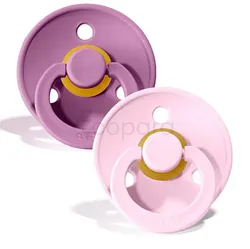 BIBS PACIFIER LAVANDER BABY PINK NUMERO 1 2 SUCETTES