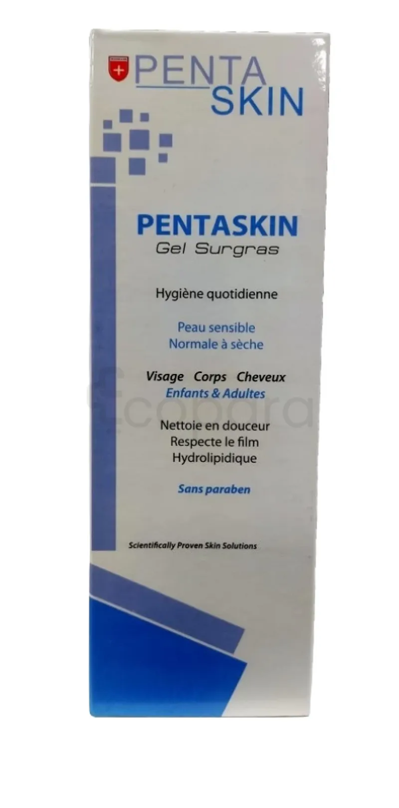 PENTASKIN GEL SURGRAS HYGIENE QUOTIDIENNE PEAU SENSIBLE NORMALE A SECHE 250ML