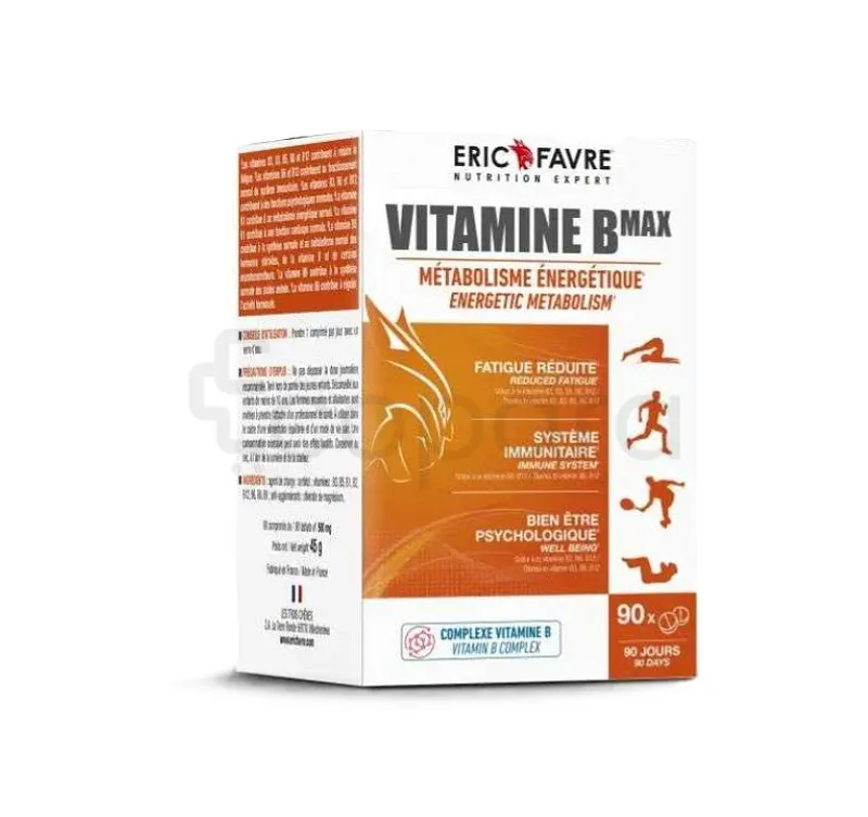 ERIC FAVRE COMPLEXE VITAMINE B MAX BOITE DE 90 COMPRIMES