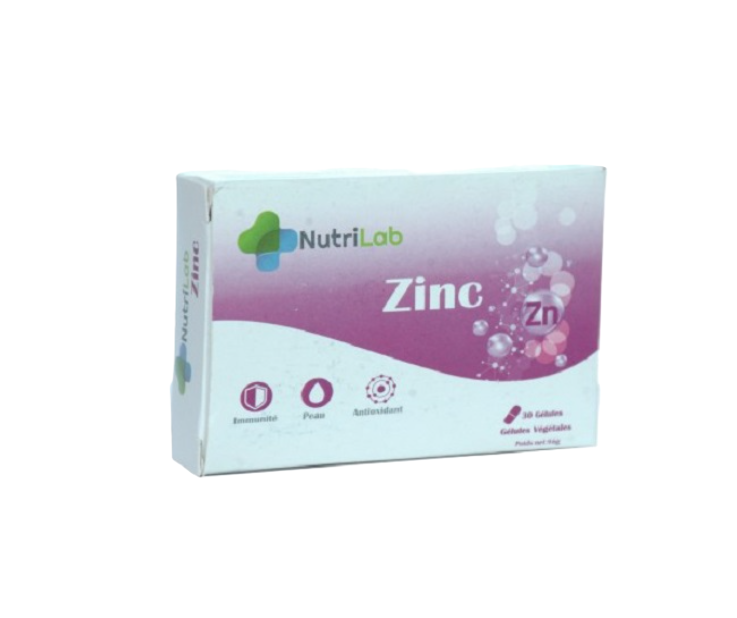 NUTRILAB ZINC BOITE DE 30 GELULES