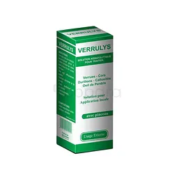 VERRULYS SOLUTION KERATOLYTIQUE AVEC PINCEAU 10ML USAGE EXTERNE