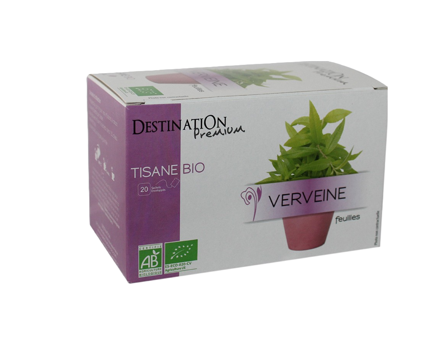 DESTINATIO TISANE VERVEINE BIO BOITE DE 20