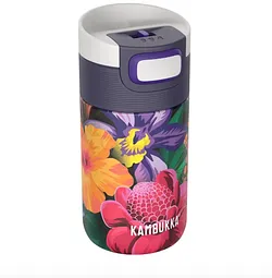 KAMBUKKA TASSE THERMOS  ETNA FLOWER POWER DOUBLE PAROI AVEC COUVE 300ML